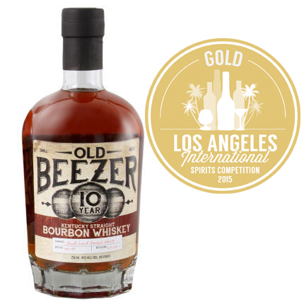 Old Beezer 10 Year Old Kentucky Straight Bourbon Whiskey 750ml GOLD MEDAL